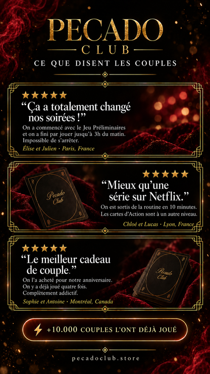 3-en-1 pour les couples — Cartes de préliminaires | Cartes d'actions | Positions